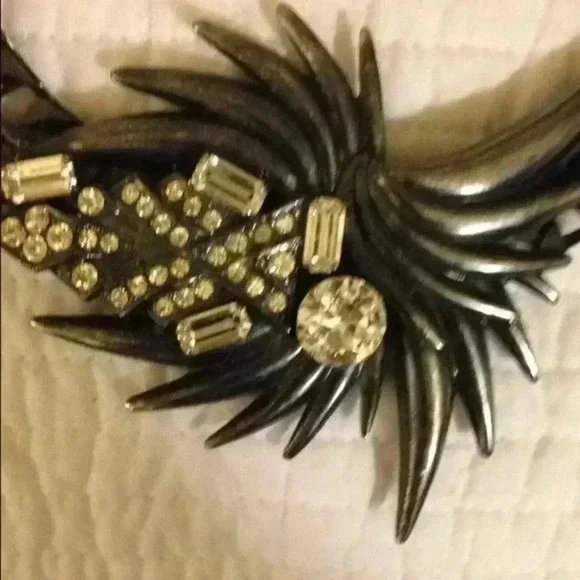 Gorgeous vintage studded necklace - Picture 4 of 8